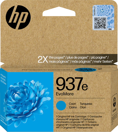 HP INC. 4S6W6NE#CE1 - HP 937E EVOMORE CYAN - EN/DE